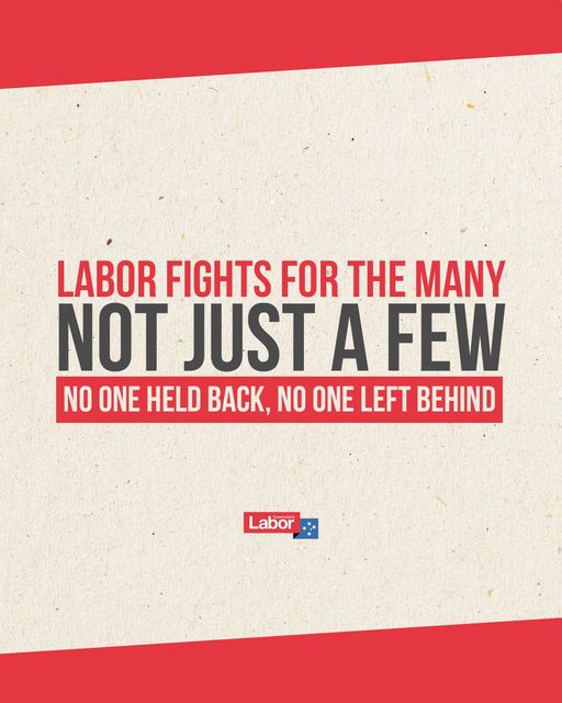 Only Labor has a plan for a better future – one where opportunity...