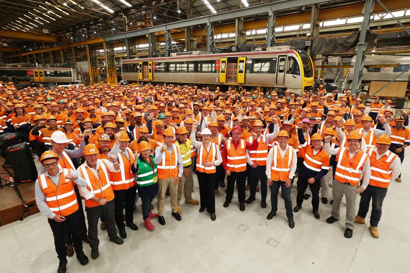 Queensland Labor: The LNP built trains in India. We’re building them in Queensland….
