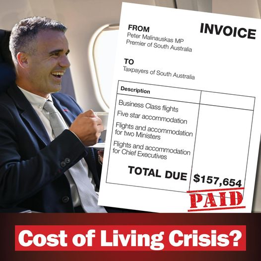 While households grapple with cost of living, the Premier and his...