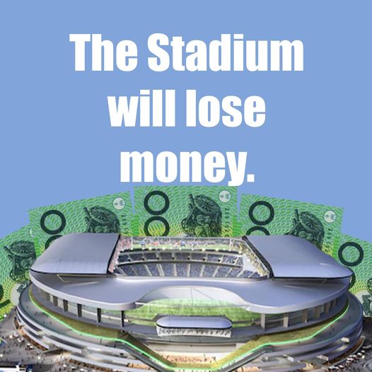Not only is the Liberal's stadium the wrong priority for Tasmania...