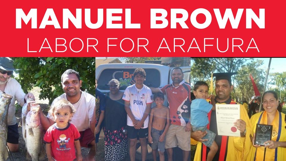 Territory Labor is proud to have Tiwi man Manuel Brown : Labor fo...