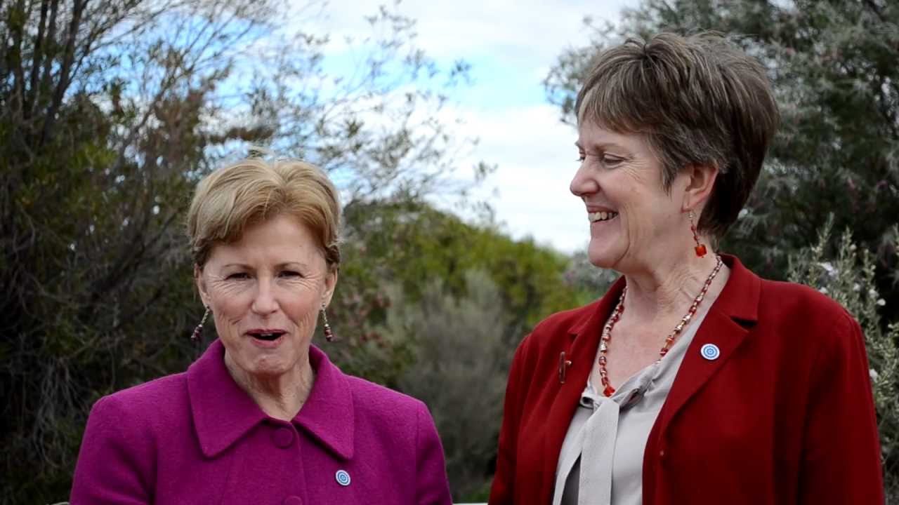 Christine Milne & Penny Wright visit Port Augusta