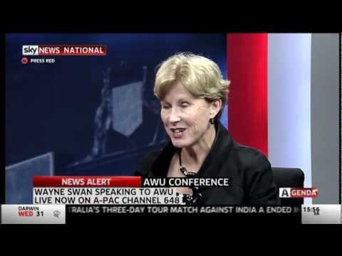 Christine Milne on Sky with David Speers