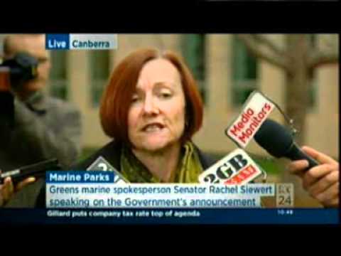 VIDEO: Australian Greens: Rachel speaks about marine protection on ABC 24