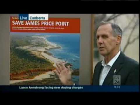 Save James Price Point - Senator Bob Brown press conference