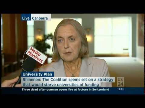 Senator Rhiannon on ABC24 - Press Conf: Abbott's plans for higher education
