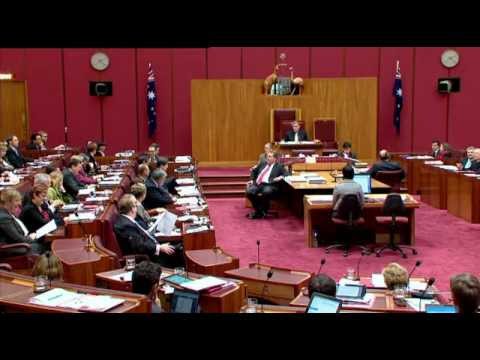 Senator Richard Di Natale in Question time - June 21, 2012