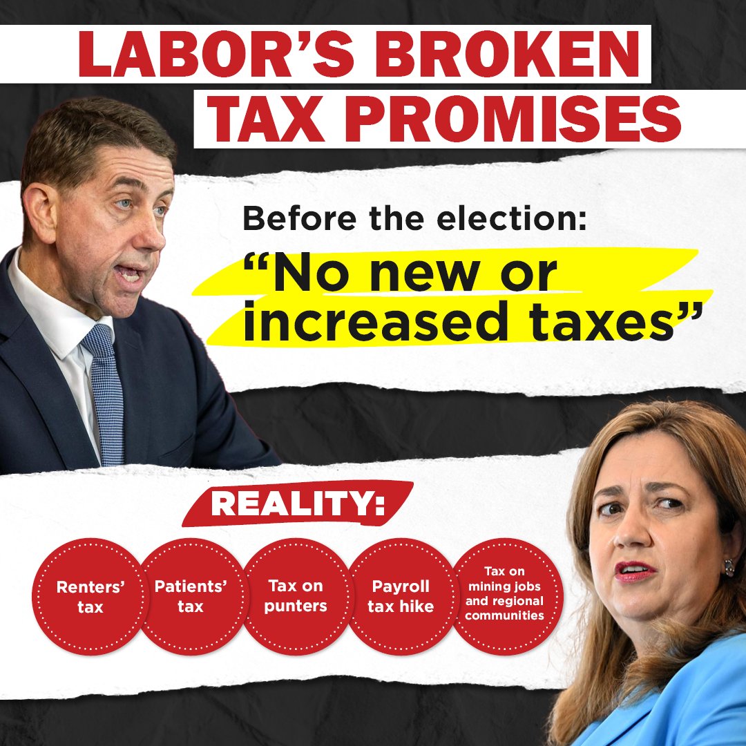 LNP – Liberal National Party: Breaking election promises and increasing taxes are in Labor’s DN…