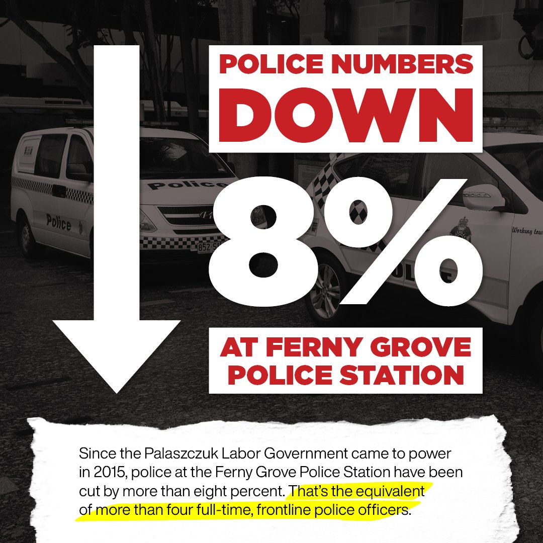 LNP – Liberal National Party: The Palaszczuk Labor Government is soft on crime. Fewer police of…