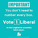 IMPORTANT  You can just #Vote1 and DO NOT have to number every bo...