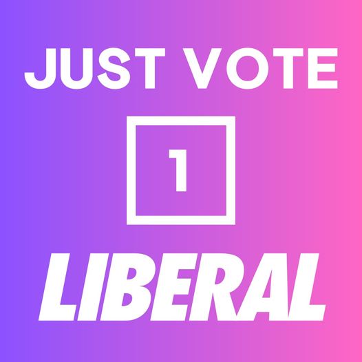 NSW Liberal Party: This Saturday, #JustVote1Liberal to #KeepNSWMovingForward…