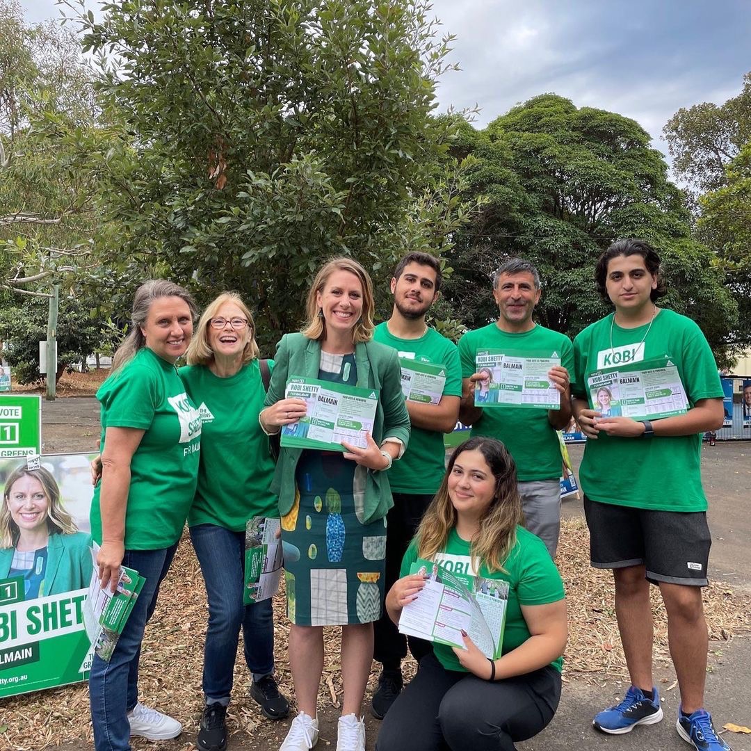 Great to see so many Greens volunteers at the polling booths in N...