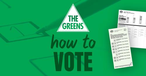 How To Vote Greens