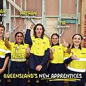 It’s their first day on the tools building prefabricated homes fo...
