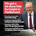 Another fortnight in Parliament working hard to deliver the posit...