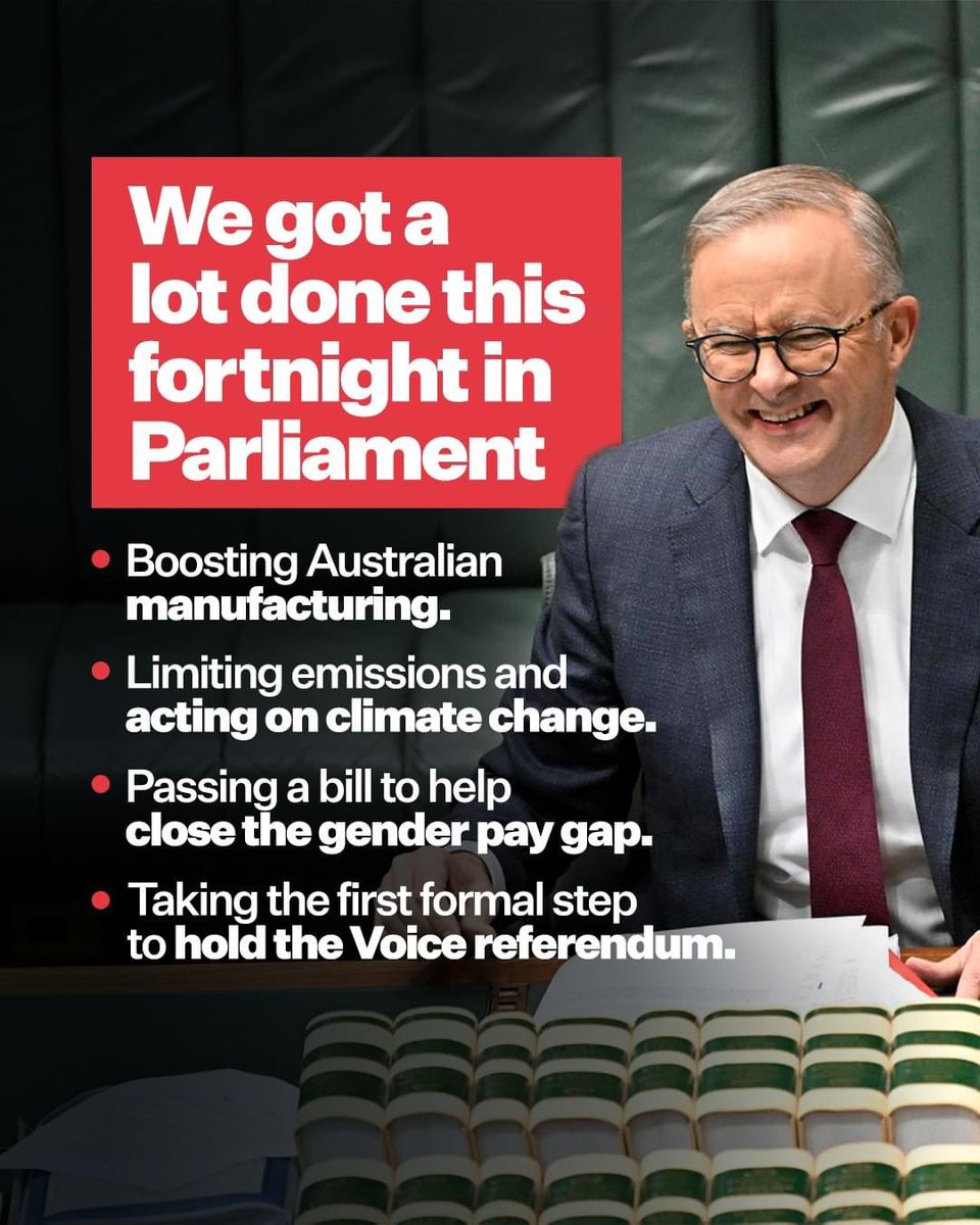 Anthony Albanese: Another fortnight in Parliament working hard to deliver the posit…