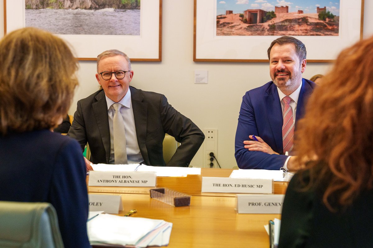 Anthony Albanese: Meeting with the Chief Scientist Dr Cathy Foley, scientific exper…