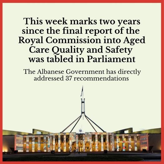 The Royal Commission was a damning assessment of an aged care sys...