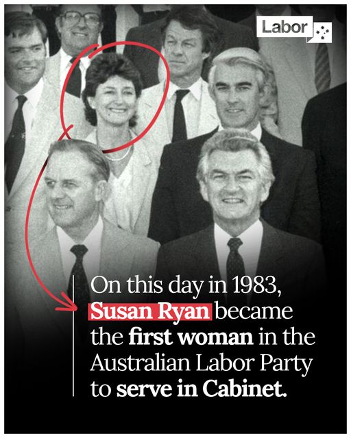 The first female Labor minister and first female Minister for Wom...