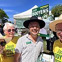 Another hot day on pre poll with Josh Booyens for Ballina and his...