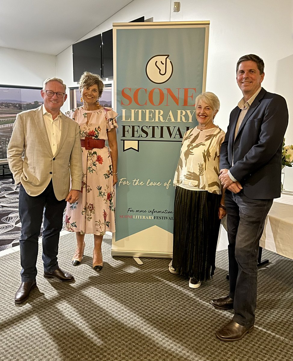Ben Franklin: It was great to attend the launch of the 2023 Scone Literary Fest…