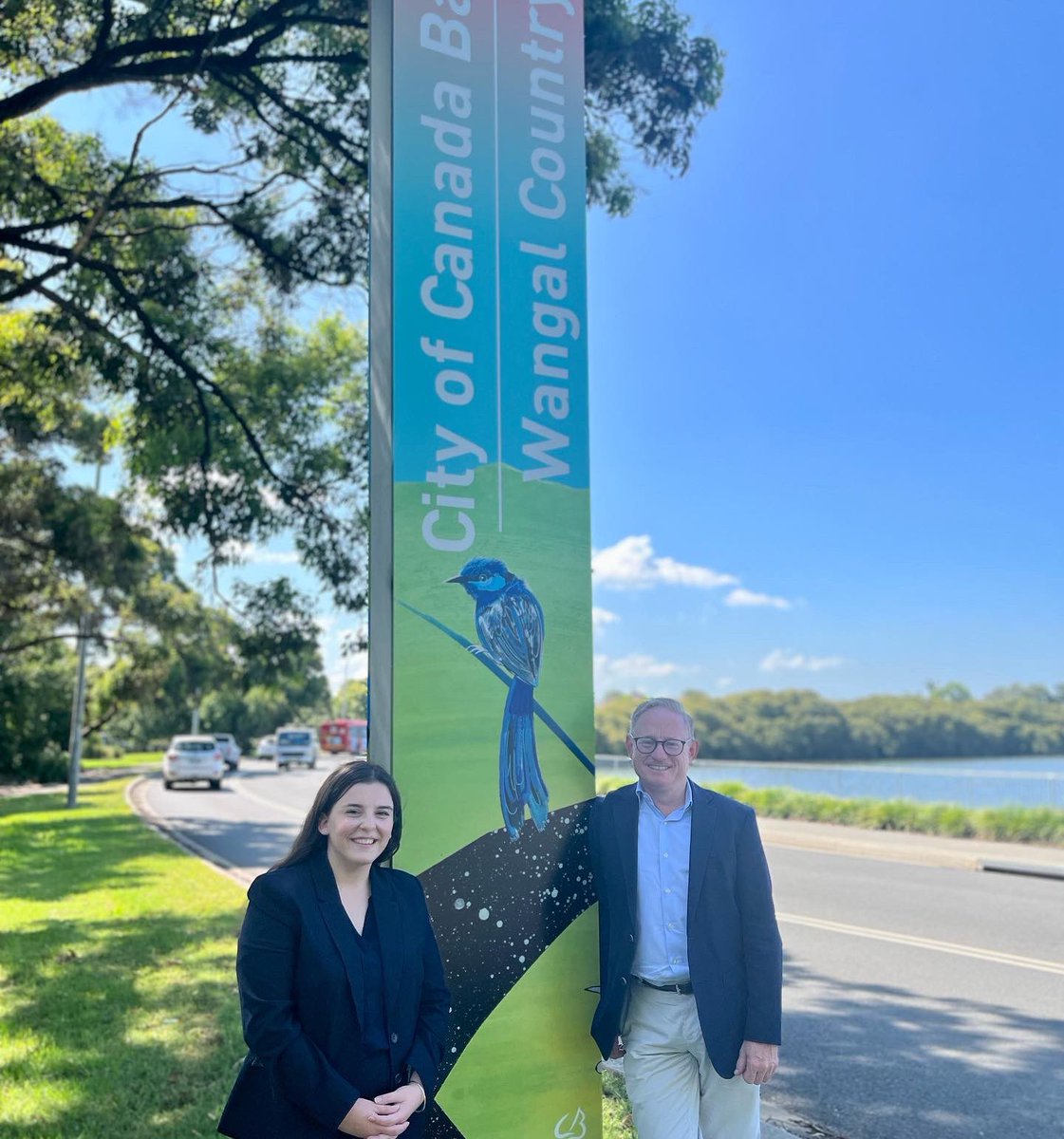 Out and about in Drummoyne this afternoon with the outstanding Li...