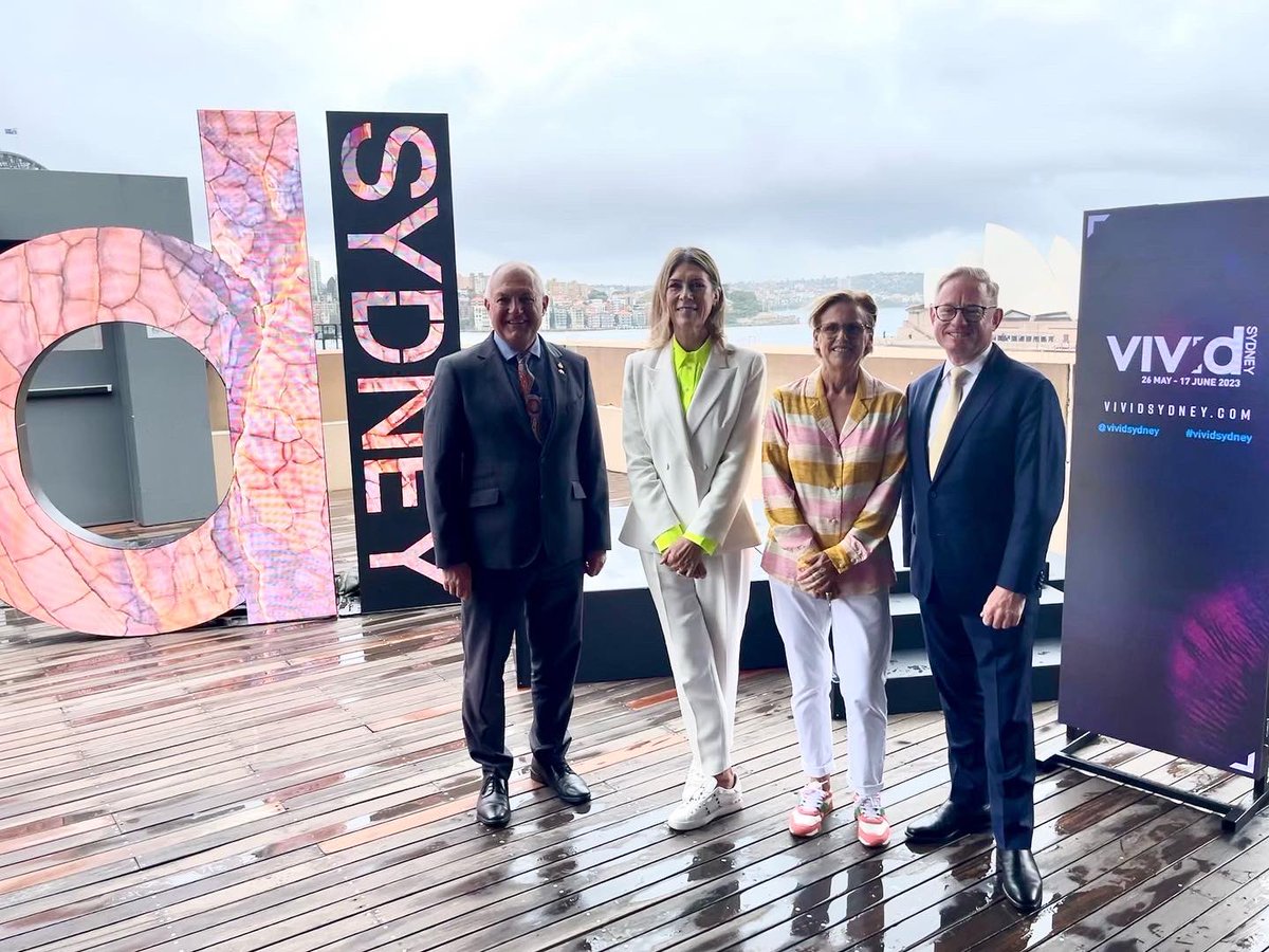 Ben Franklin: Today we launched Vivid Sydney 2023! 
 
This internationally-acc…