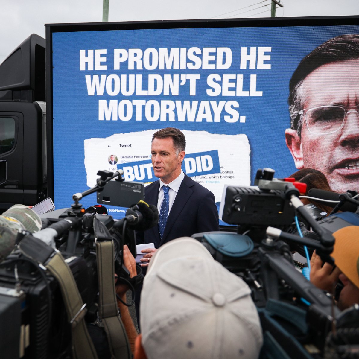Chris Minns: Dominic Perrottet said he wouldn’t sell off our roads, then he di…