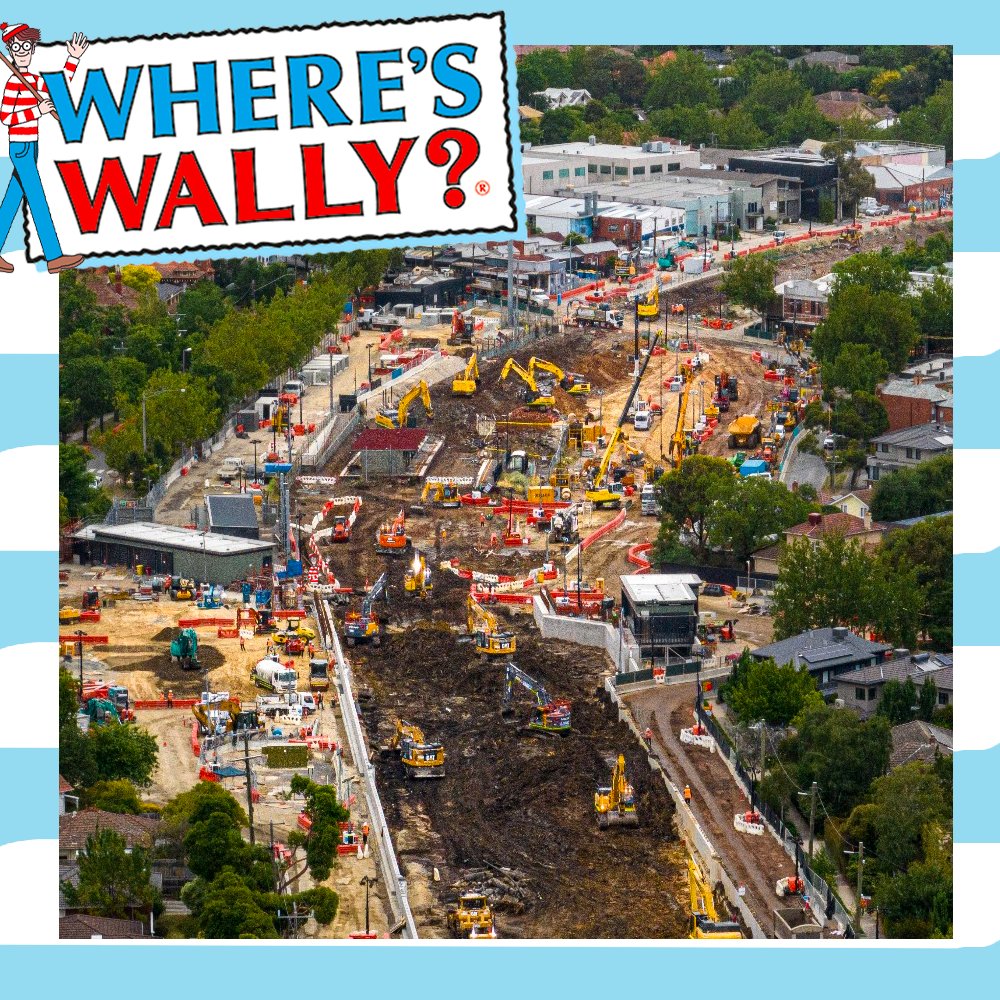 Dan Andrews: Where’s Wally?  Big Build edition. …