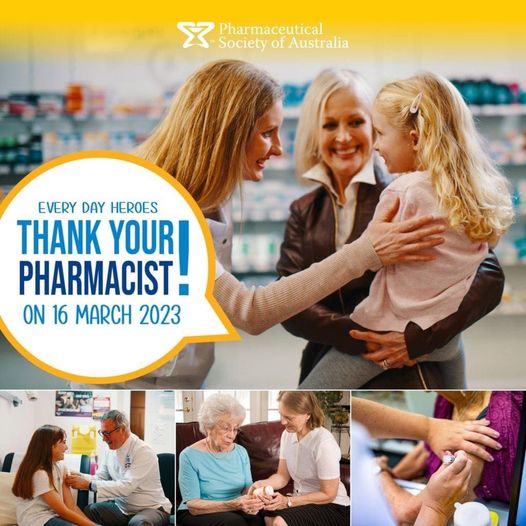 Thank you to all our pharmacists who play an important role in ou...