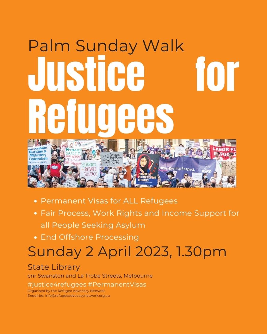 Dr Monique Ryan MP: I’ll be Walking for Justice on Palm Sunday and hope to see you th…