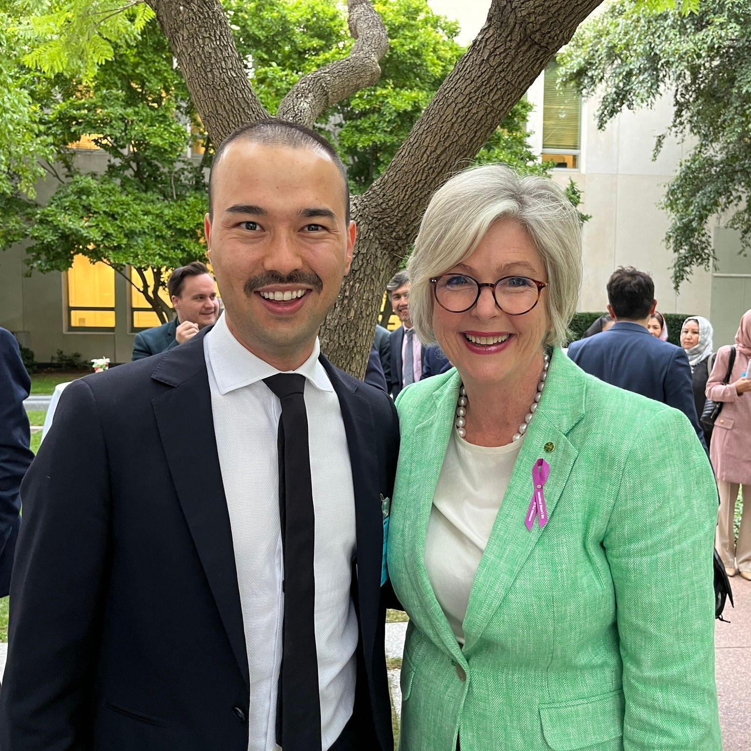 You meet some pretty amazing people in Parliament House, and this...