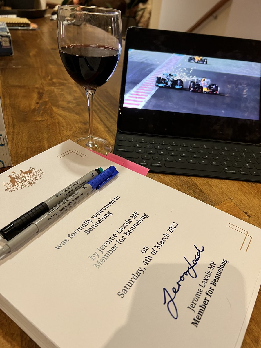 Jerome Laxale MP: Red wine  Certificates to sign  and cars that go fast in a str…