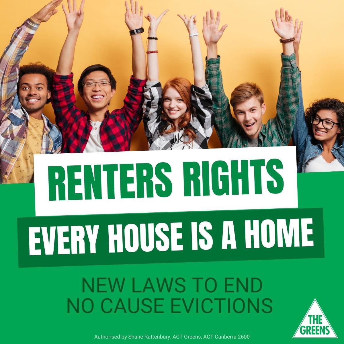 Johnathan Davis MLA (He/Him):  HUGE WIN FOR CANBERRAS RENTERS  I believe property must be more…