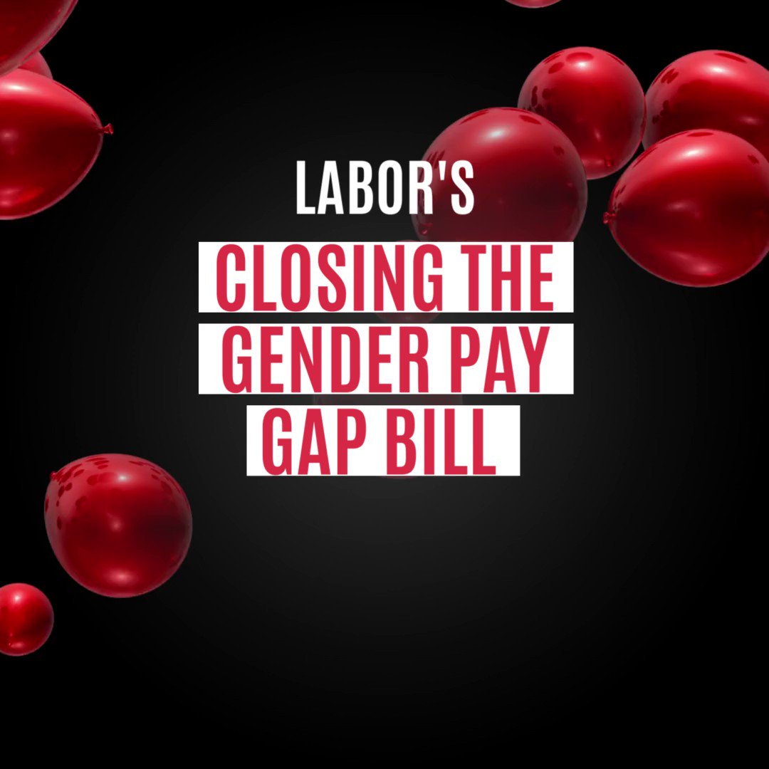 Katy Gallagher: You love to see it.  Labor’s Closing the Gender Pay Gap Bill is …