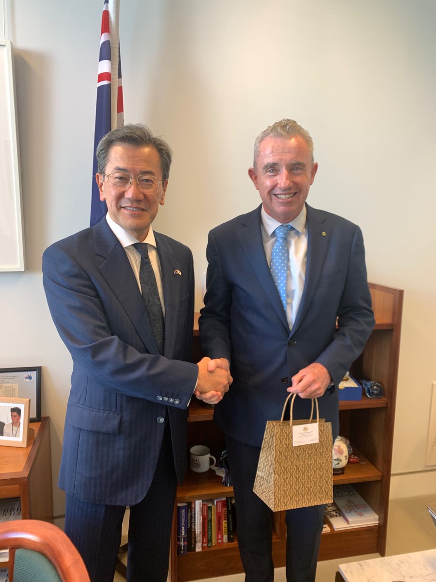 Kevin Hogan MP: It was a great honour to again meet with the Japanese Ambassador …