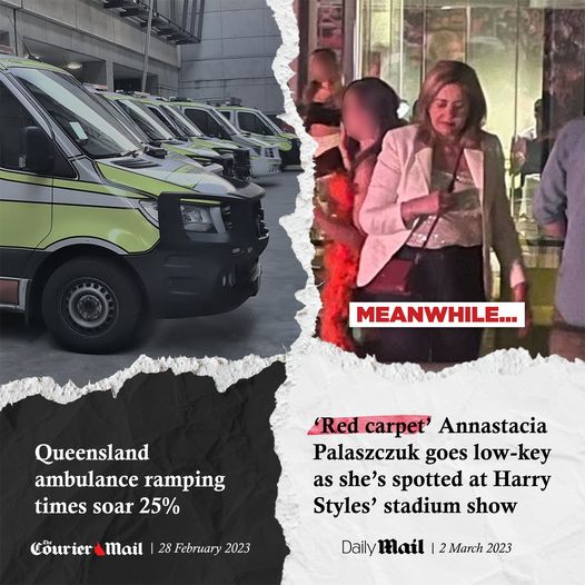 Premier Palaszczuk parties while ambulance ramping moves in one d...