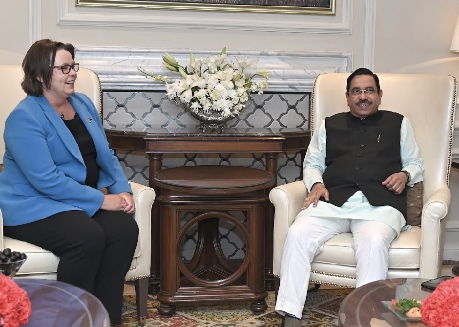 Madeleine King MP: A great meeting in New Delhi with my good friend ⁦@JoshiPralhad⁩ …