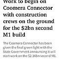 Compare @QLDLabor vs @LNPQLD on the second M1/Coomera Connector…
...