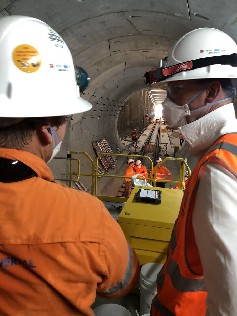 The @CrossRiverRail northern tunnel portal has been zippered up n...
