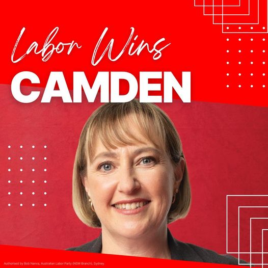 Congrats to Sally Quinnell for winning the seat of Camden!...