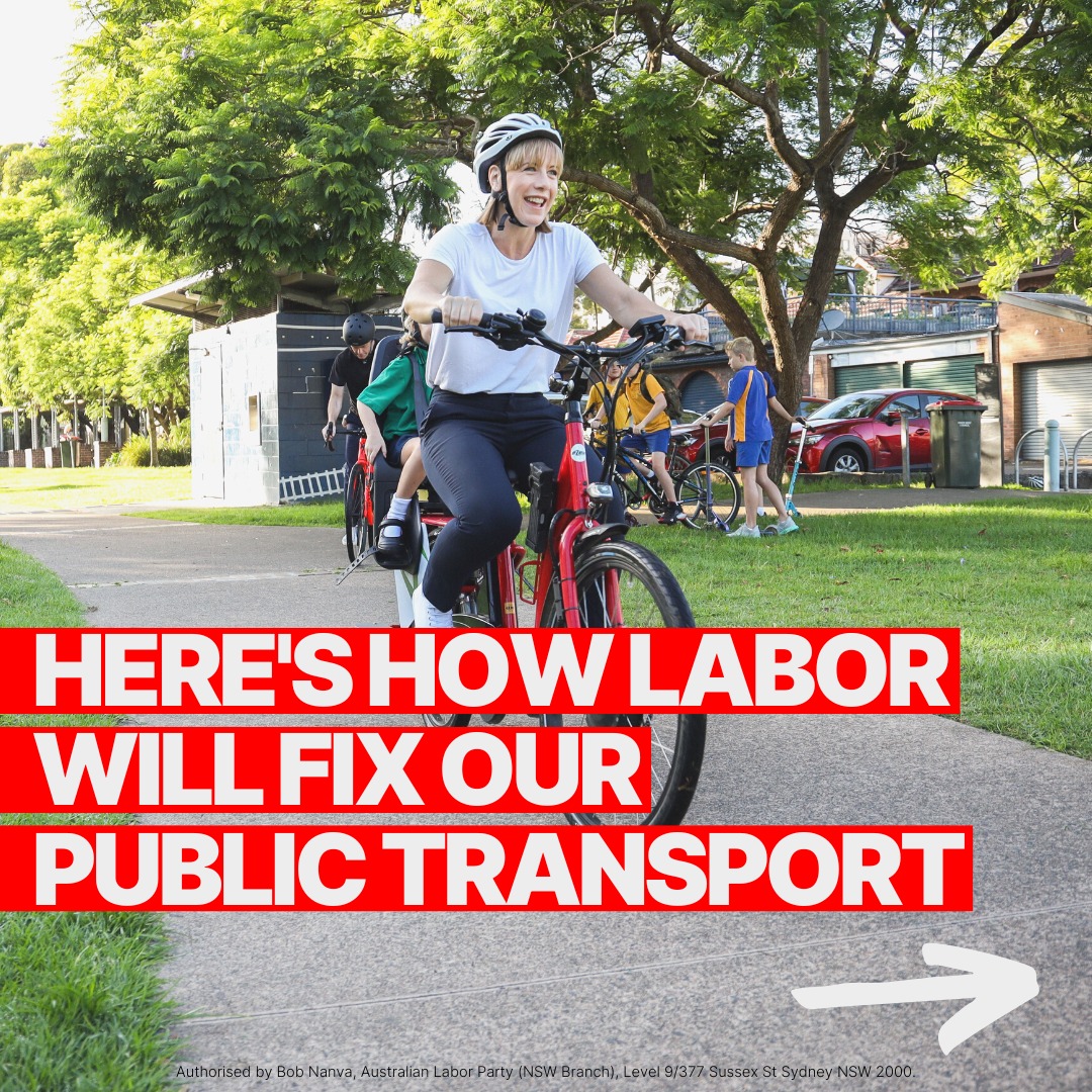 NSW Labor: Labor will make sure our transport system is reliable, accessible…