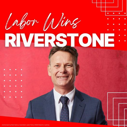 Labor wins Riverstone! Congrats Warren Kirby - Labor for Riversto...