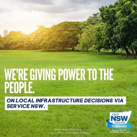 We’re giving power to the people when it comes to local infrastru...