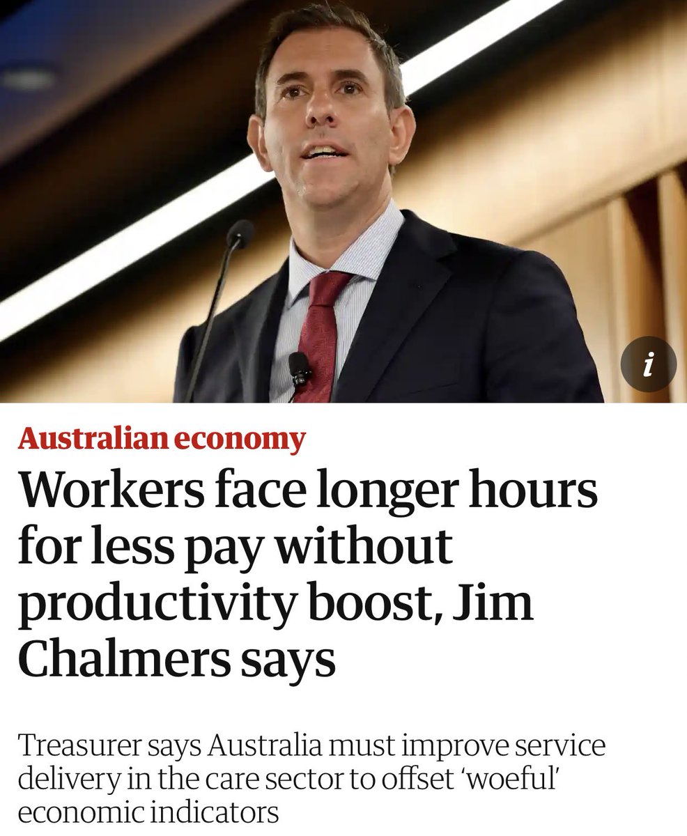 Wages are going backwards and Jim Chalmers thinks it’s because yo...