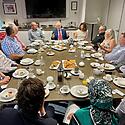 A lively discussion with members of the Kuringgai Chamber of Comm...
