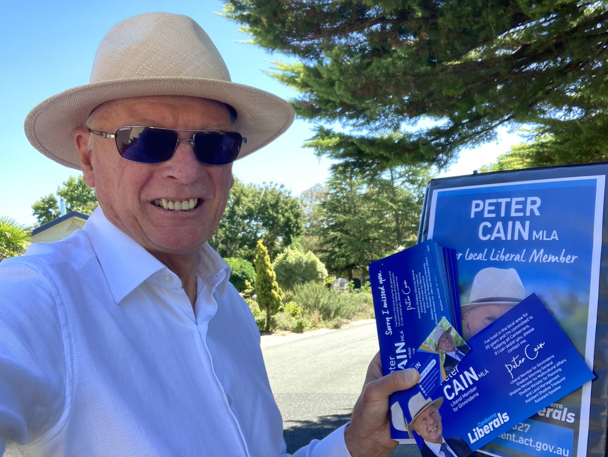 Doorknocking today for a few hours & into the warm part of the af...