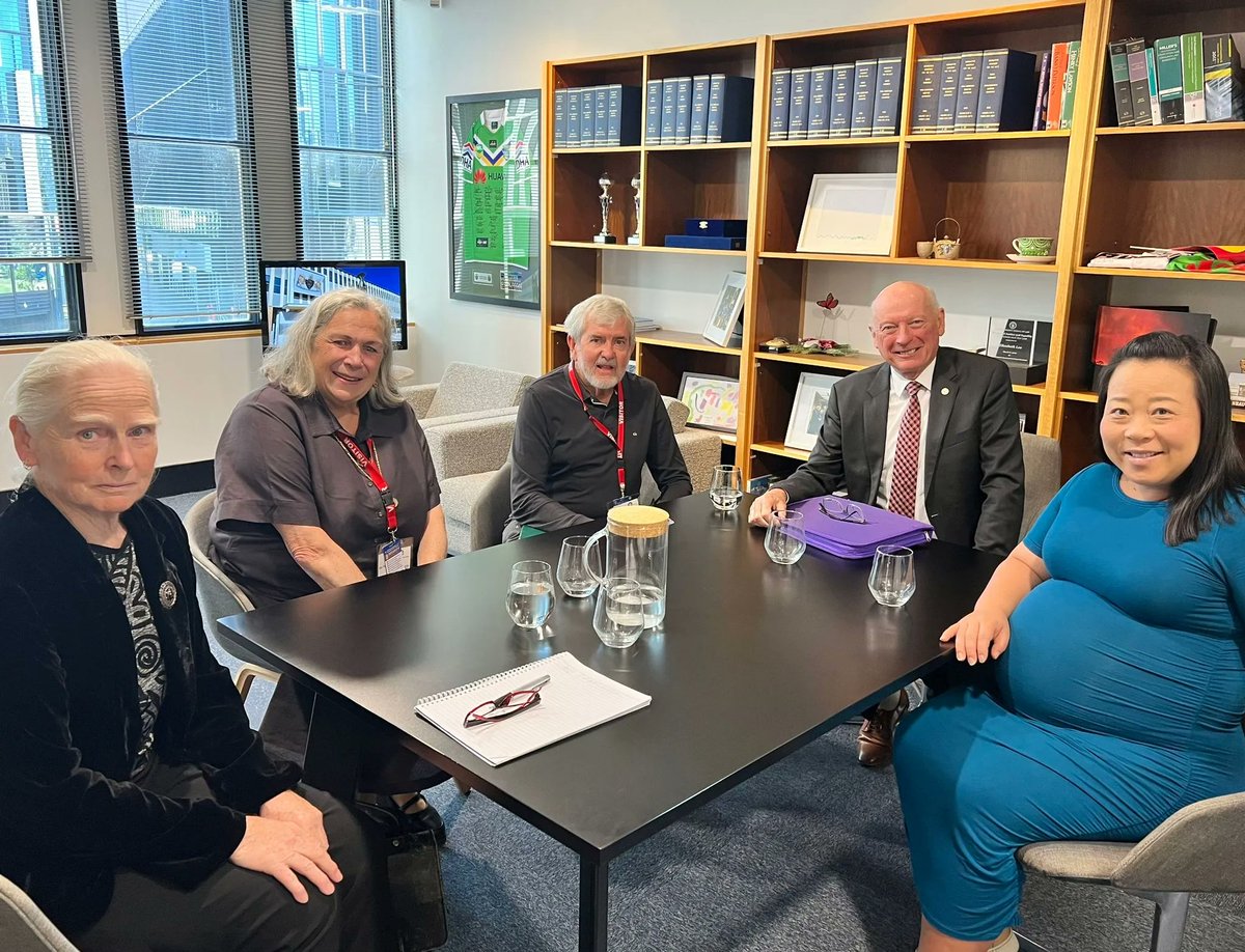 Peter Cain MLA: In company with Elizabeth Lee MLA last week disussing all things …