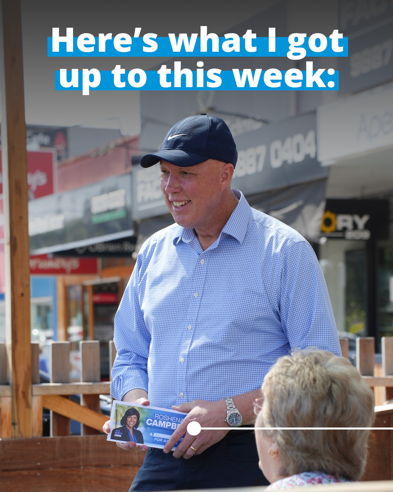 Peter Dutton: It’s been another busy week listening to Australians right across…