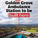 This is where another one of the five brand new ambulance station...